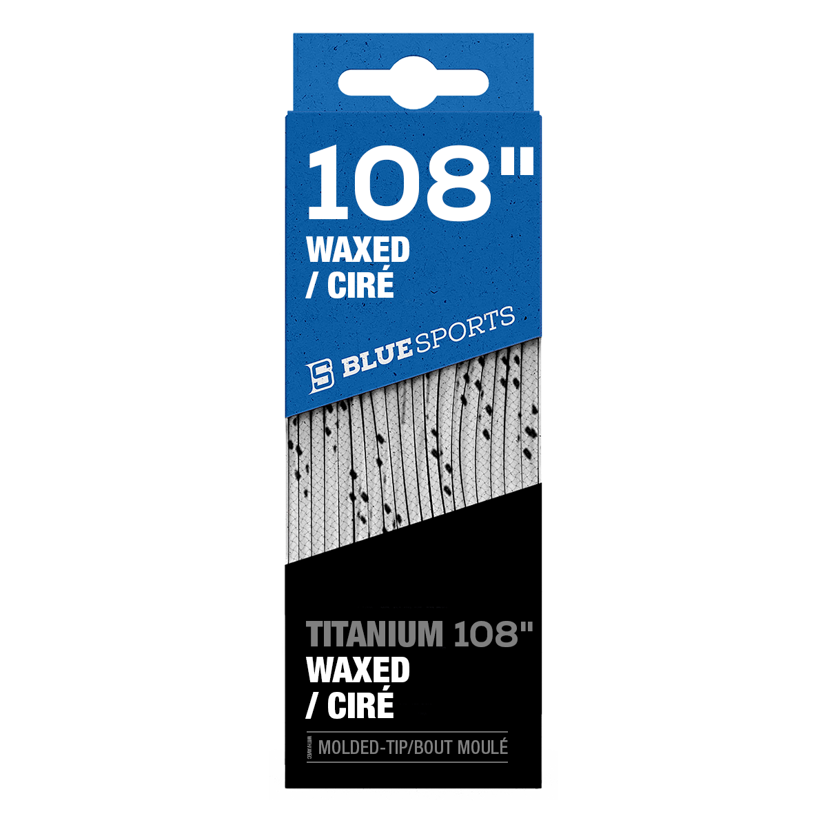 Skate Laces/White/Wax